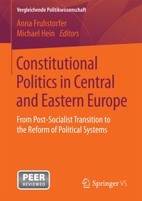 Produktbild: Constitutional Politics in Central and Eastern Europe