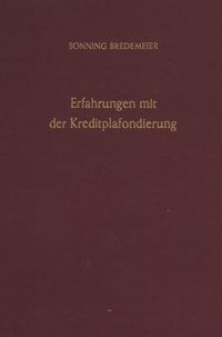 Produktbild: Erfahrungen mit der Kreditplafondierung.