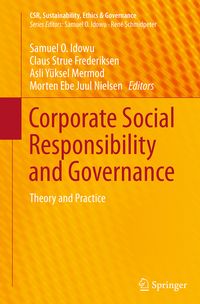 Produktbild: Corporate Social Responsibility and Governance
