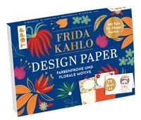 Produktbild: Design Paper Frida Kahlo DIN A5. Mit Falz f&uuml;r Klappkarten