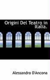 Produktbild: Origini del Teatro in Italia.