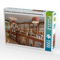 Produktbild: CALVENDO Puzzle Das Offizin des Apothekenmuseums in biedermeierlicher Wurzelholzausstattung 1000 Teile Lege-Gr&ouml;&szlig;e 64x48cm Foto-Puzzle f&uuml;r gl&uuml;ckliche