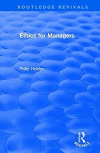 Produktbild: Holden, P: Ethics for Managers