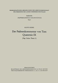 Produktbild: Der Psalmenkommentar von Tura