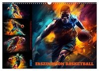 Produktbild: Faszination Basketball (Wandkalender 2027 DIN A3 quer), CALVENDO Monatskalender