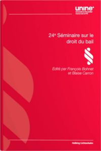 Produktbild: 24e S&eacute;minaire sur le droit du bail