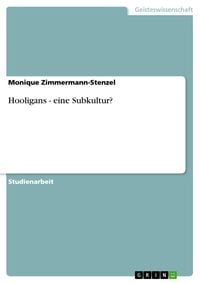 Produktbild: Hooligans - eine Subkultur?