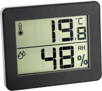 Produktbild: TFA Dostmann 30.5027.01 Thermo-/Hygrometer Schwarz 30.5027.01