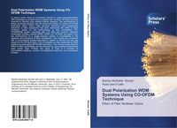 Produktbild: Dual Polarization WDM Systems Using CO-OFDM Technique