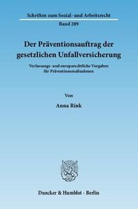 Produktbild: Der Pr&auml;ventionsauftrag der gesetzlichen Unfallversicherung.