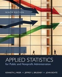 Produktbild: Applied Statistics for Public and Nonprofit Administration