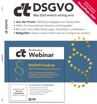 Produktbild: C't DSGVO 2020 - Was 2020 wirklich wichtig wird