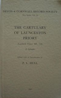 Produktbild: The Cartulary of Launceston Priory (Lambeth Palace Ms.719)