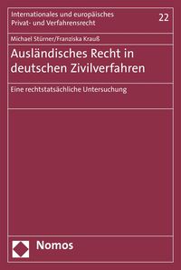Produktbild: Ausl&auml;ndisches Recht in deutschen Zivilverfahren