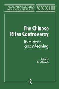 Produktbild: The Chinese Rites Controversy