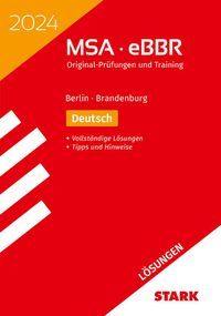 Bild vom Artikel STARK Lösungen zu Original-Prüfungen und Training MSA/eBBR 2024 - Deutsch - Berlin/Brandenburg vom Autor 