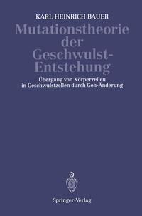 Produktbild: Mutationstheorie der Geschwulst-Entstehung