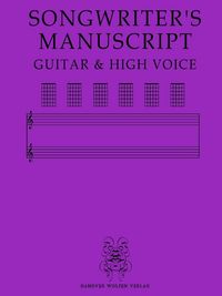 Produktbild: SONGWRITER'S MANUSCRIPT GUITAR & HIGH VOICE