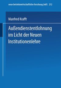 Produktbild: Au&szlig;endienstentlohnung im Licht der Neuen Institutionenlehre
