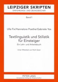 Produktbild: Textlinguistik und Stilistik fuer Einsteiger
