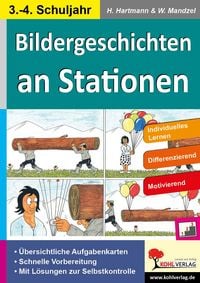 Produktbild: Bildergeschichten an Stationen 3/4