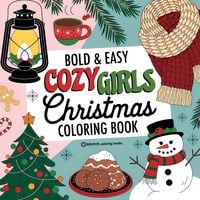 Produktbild: Bold & Easy Cozy Girls Christmas Coloring Book