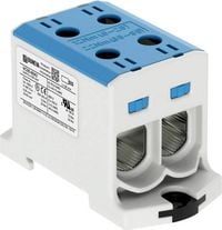 Produktbild: Ouneva Group VC05-0043 Verteilerblock Schrauben Blau 1St.