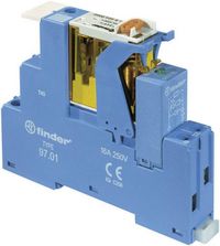 Produktbild: Finder 4C.02.9.024.0050 Relaisbaustein Nennspannung: 24 V/DC Schaltstrom (max.): 8 A 2 Wechsler 1 St.