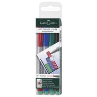 Produktbild: Faber-Castell Marker Multimark non-permanent M, 4er Set