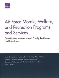 Produktbild: Air Force Morale, Welfare, and Recreation Programs and Services