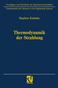 Produktbild: Thermodynamik der Strahlung