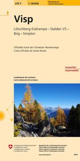 Bild vom Artikel Swisstopo 1 : 50 000 Visp vom Autor Bundesamt für Landestopografie swisstopo