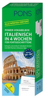 Bild vom Artikel PONS Power-Vokabelbox Italienisch in 4 Wochen für Fortgeschrittene vom Autor 