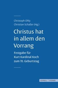 Produktbild: Christus hat in allem den Vorrang