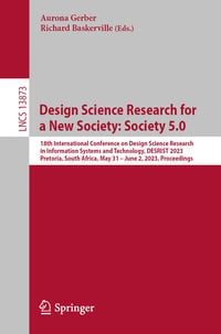 Produktbild: Design Science Research for a New Society: Society 5.0