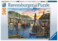 Bild vom Artikel Puzzle Ravensburger Morgens am Hafen  500 Teile vom Autor 