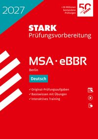 Produktbild: STARK Deutsch - MSA/eBBR 2027 Berlin - Pr&uuml;fungsvorbereitung