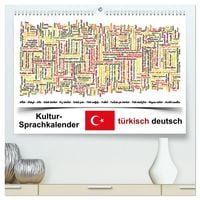Produktbild: Kultur-Sprachkalender T&uuml;rkisch-Deutsch (hochwertiger Premium Wandkalender 2026 DIN A2 quer), Kunstdruck in Hochglanz