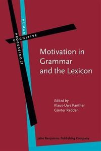 Produktbild: Motivation in Grammar and the Lexicon