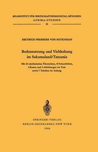 Produktbild: Bodennutzung und Viehhaltung im Sukumaland/Tanzania