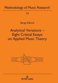 Produktbild: Analytical Variations &ndash; Eight Critical Essays on Applied Music Theory