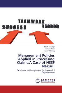 Produktbild: Management Policies Applied in Processing Claims,A Case of NSSF Nakuru