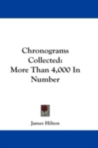 Produktbild: Chronograms Collected: More Than 4,000 in Number
