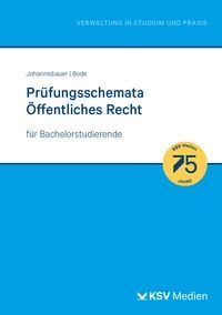 Produktbild: Pr&uuml;fungsschemata &Ouml;ffentliches Recht