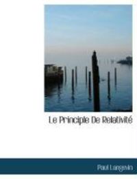 Produktbild: Le Principle de Relativit