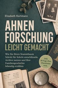 Produktbild: Ahnenforschung leicht gemacht: Wie Sie Ihren Stammbaum Schritt f&uuml;r Schritt entschl&uuml;sseln, Archive nutzen und Ihre Familiengeschichte lebendig erz&auml;hlen