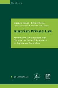 Produktbild: Austrian Private Law