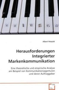 Produktbild: Petzold Albert: Herausforderungen Integrierter Markenkommuni