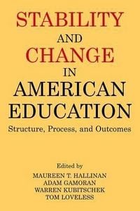 Produktbild: Stability and Change in American Education