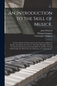 Produktbild: An Introduction to the Skill of Musick,